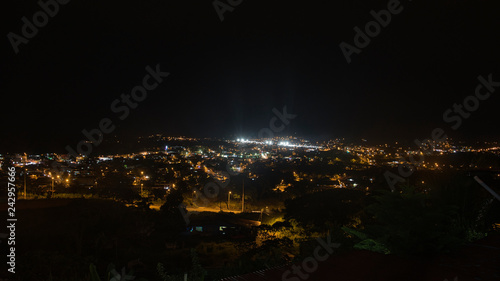 village of Tena by night