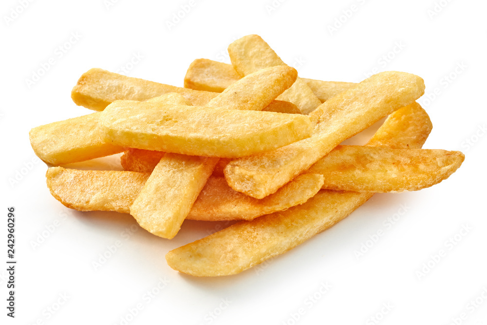 Pile of fast food chips Pile of fast food chips