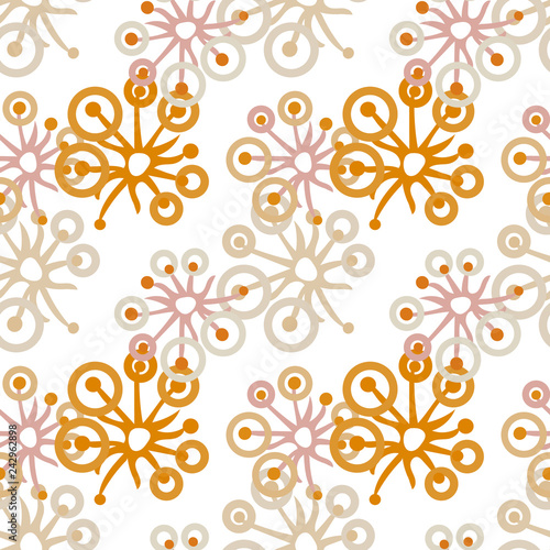 Wallpaper Mural Dandelion seamless pattern.  Torontodigital.ca