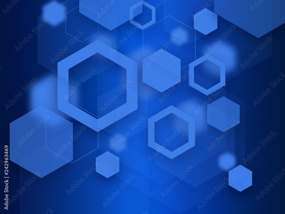 Abstract of tech innovation hexagon design Abstract of tech innovation hexagon design