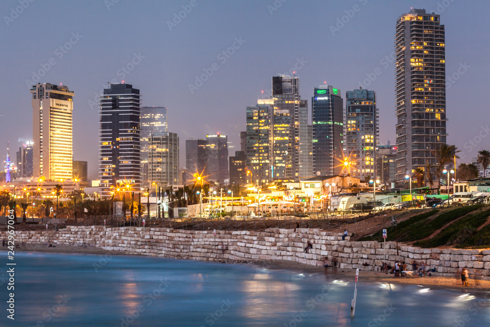 Fototapeta premium Beautiful view of the Tel Aviv.