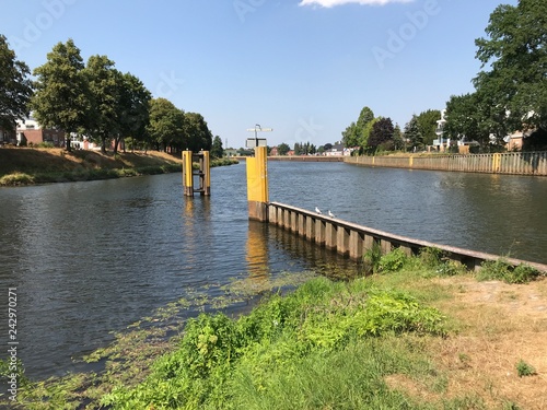 Ems-Hase Zufluss in Meppen (Niedersachsen)