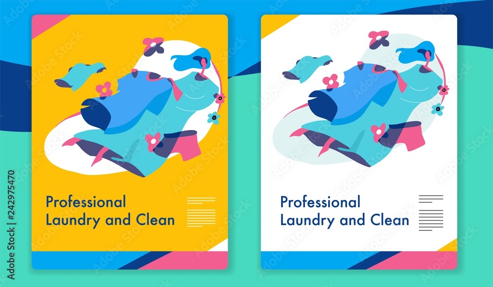 Laundry business template.