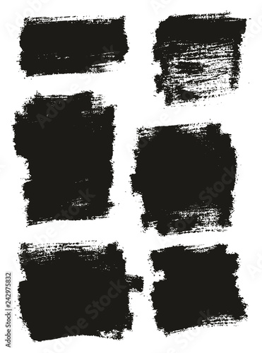 Paint Brush Thin Background High Detail Abstract Vector Background Set 21