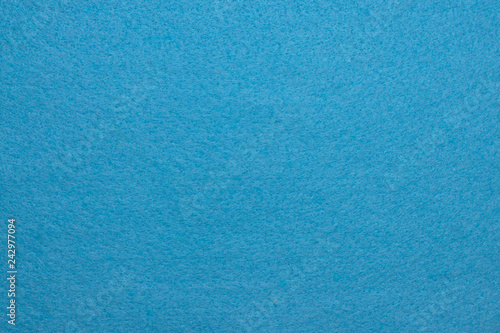 Texture of light blue felt fiber.