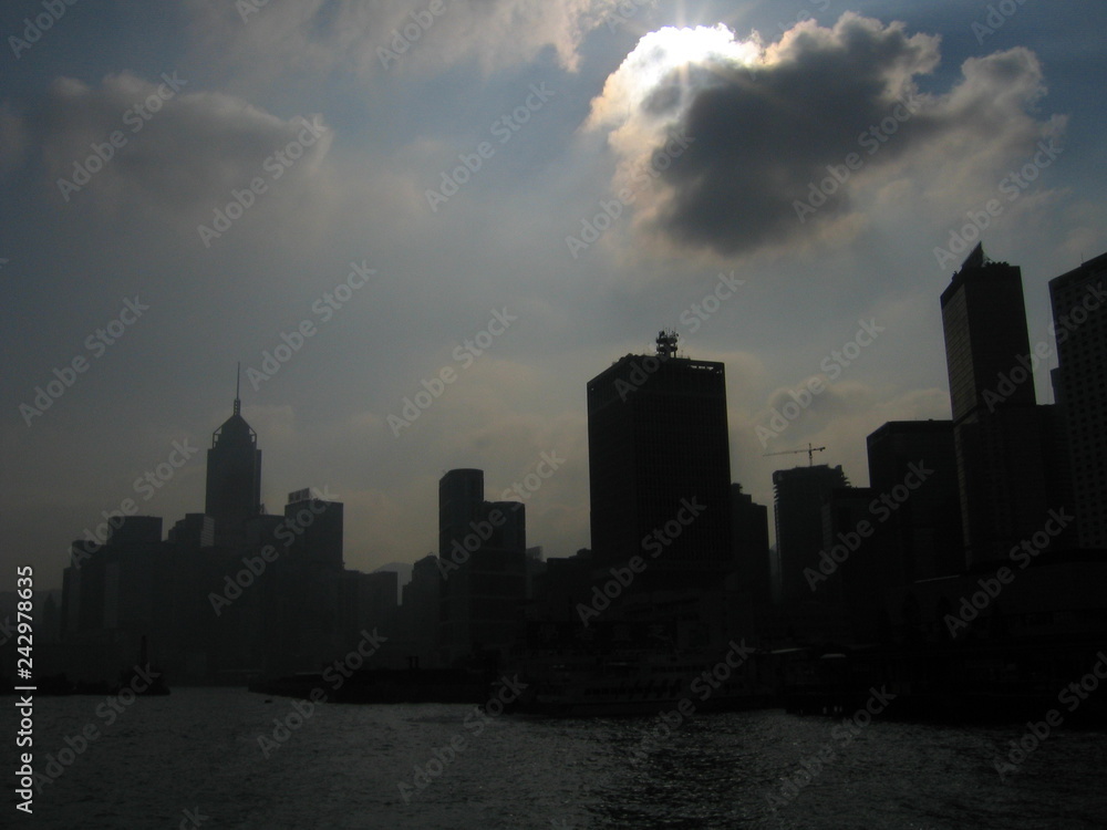 Hong Kong. City of  the skyscrapers. China