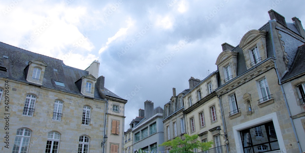 Fototapeta premium Häuser in Quimper, Frankreich