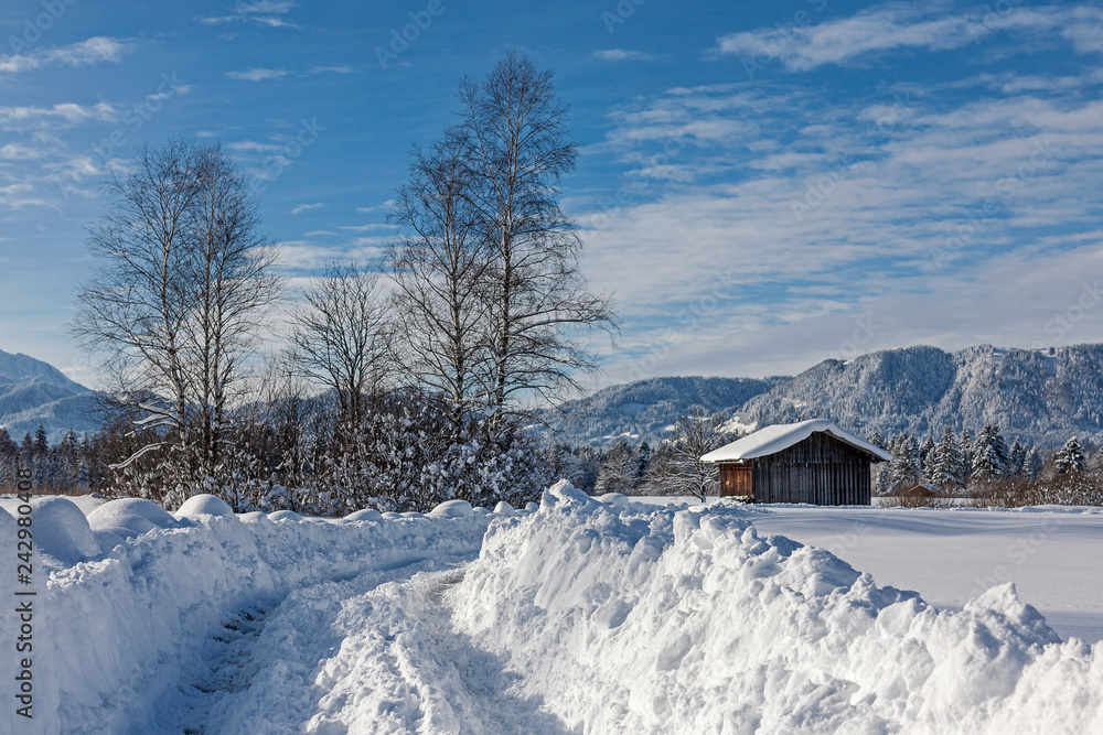 Winter im Isarwinkel