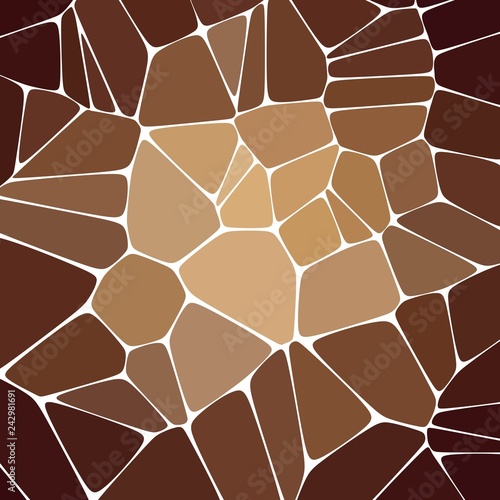 Abstract vector image. brown pebbles - Vektorgrafik. eps 10