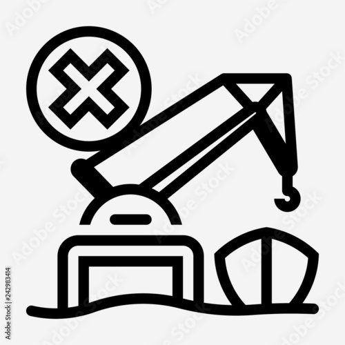 Outline FAS pixel perfect vector icon