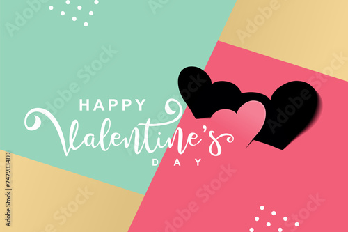 Happy Valentine's day hand ...
