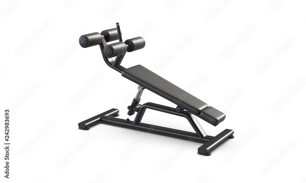 3d rendering of a multifunctional bench isolated on white backgroun 3d rendering of a multifunctional bench isolated on white backgroun