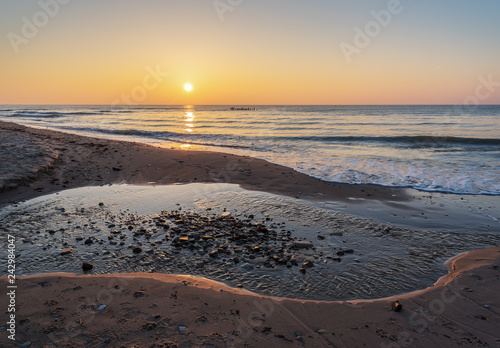 Mouth of small river.