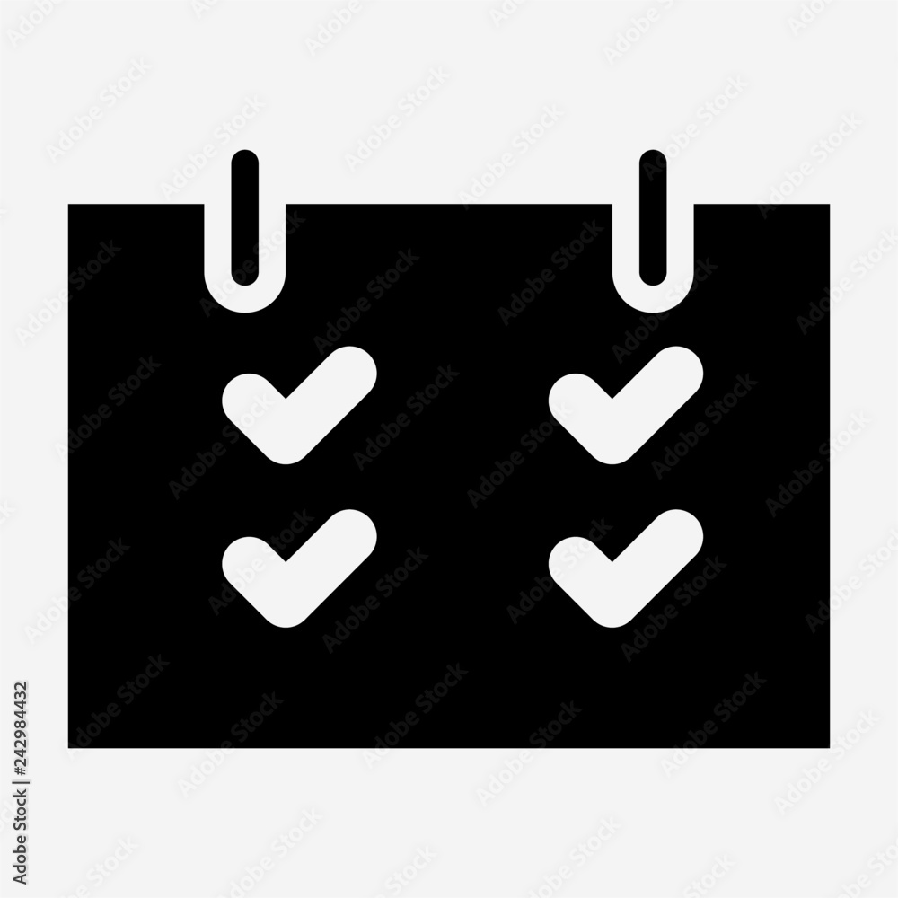 Glyph on time pixel perfect vector icon Glyph on time pixel perfect vector icon