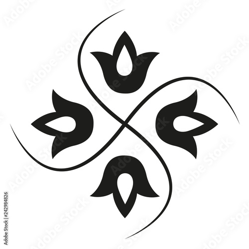 eastern motifs pattern