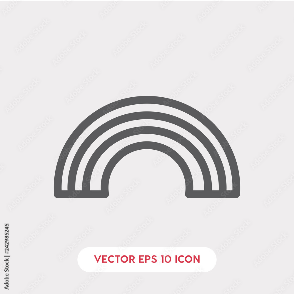 rainbow icon vector rainbow icon vector
