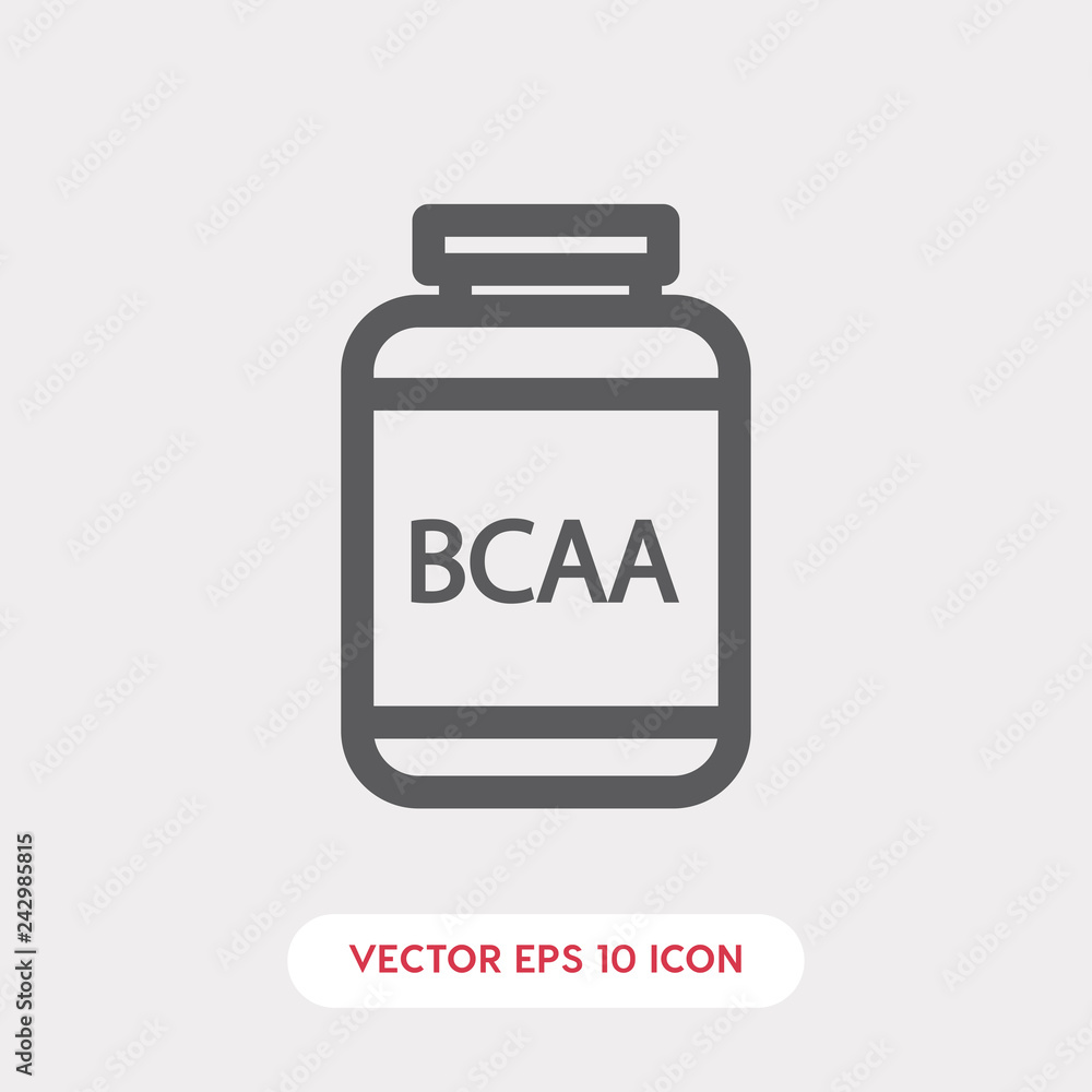 bcaa icon vector bcaa icon vector