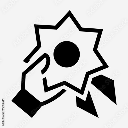 Glyph prize pixel perfect vector icon