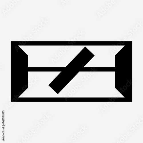 Glyph secret document pixel perfect vector icon
