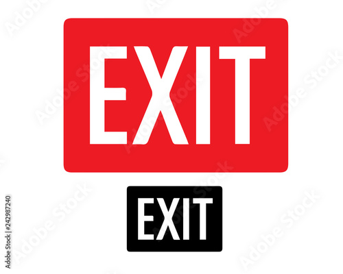 Signage-EXIT Sign