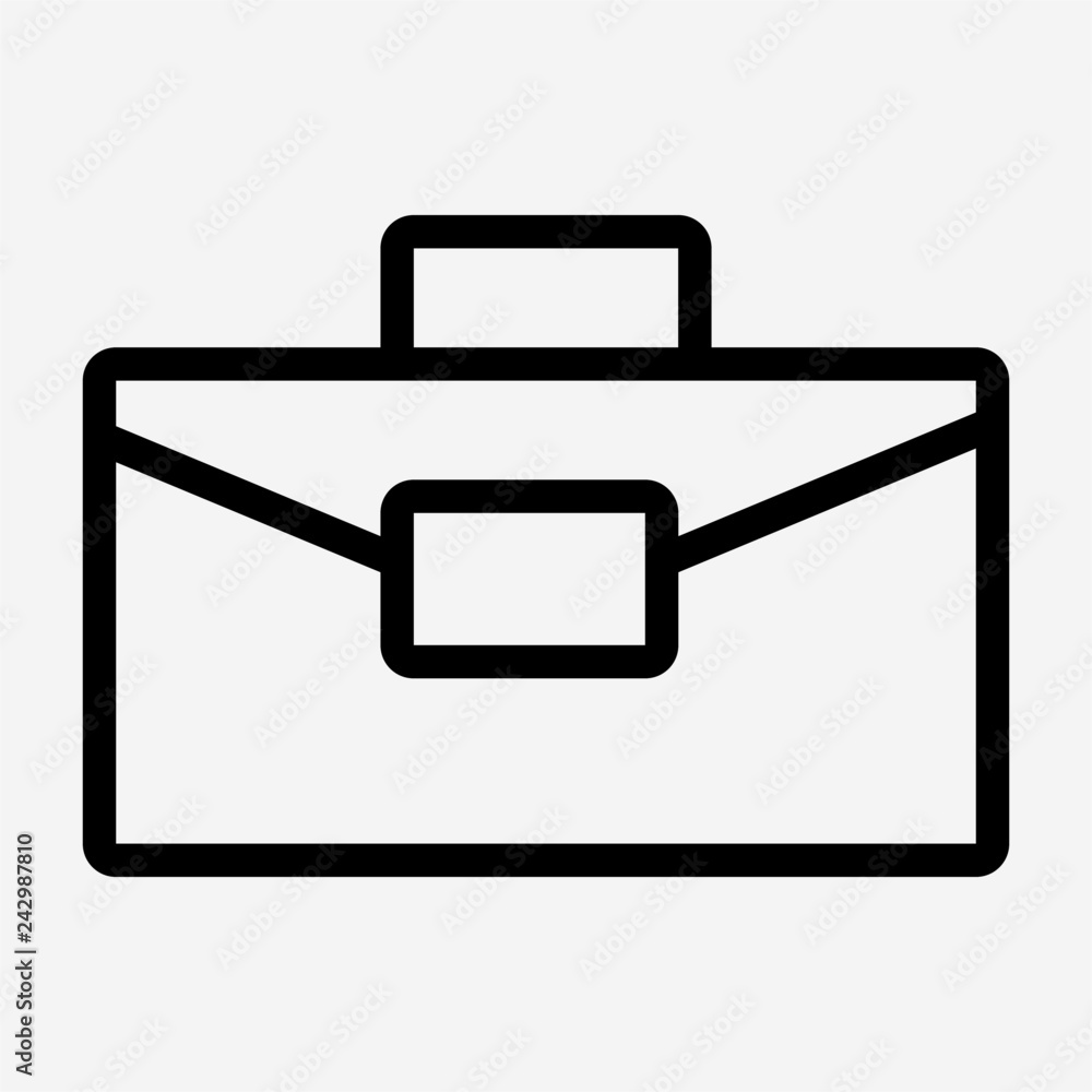 Outline bag pixel perfect vector icon Outline bag pixel perfect vector icon