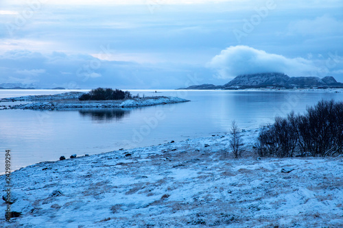 Winter at the Northern Norway coast, her from Brønnøy municipality