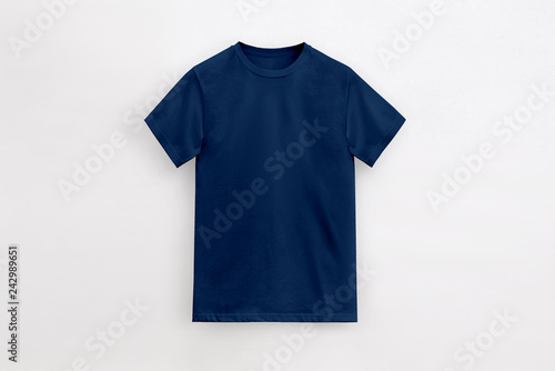 Solid Basic T-Shirt deep navy Man unbranded photo