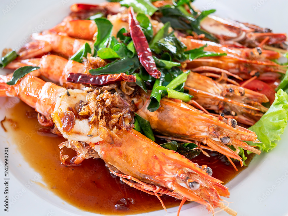 Shrimp with tamarind sauce 2 Shrimp with tamarind sauce 2