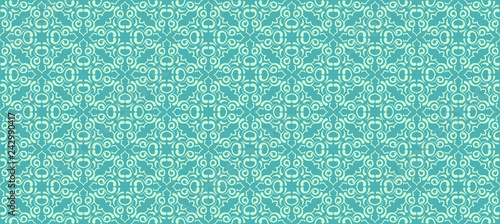 Seamless pattern, green wallpaper