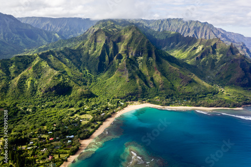 Fotografie, Obraz Napali Küste in Kauai Hawaii