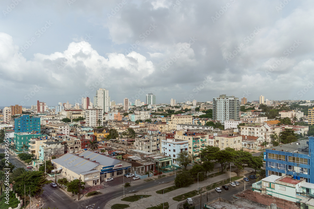 Aerial view of Havana, Cuba