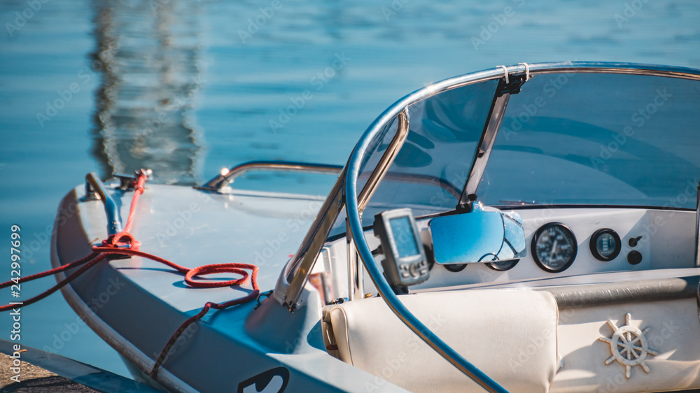 Beautiful boat details at Straubing harbour-Bavaria-Germany Beautiful boat details at Straubing harbour-Bavaria-Germany