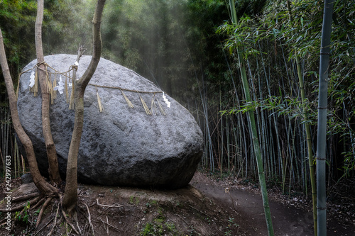 Big stone of Japanese god