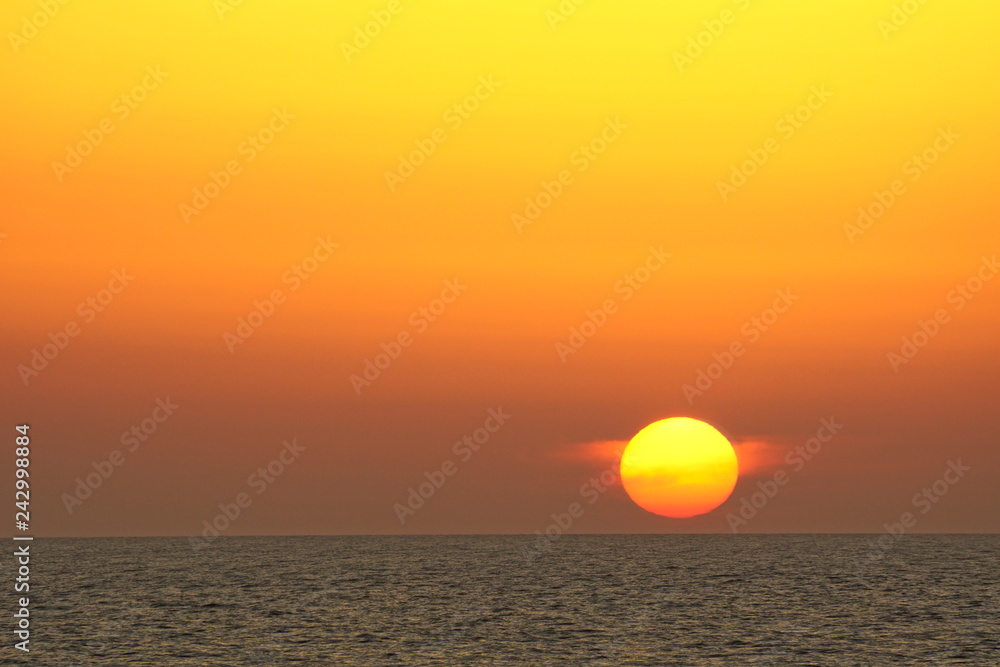 Sunset over the Aegean Sea