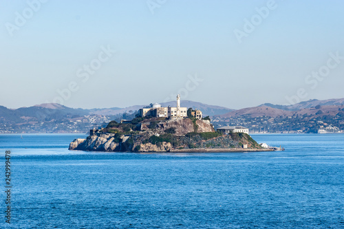 Prison island of Alcatraz in San Francisco, California