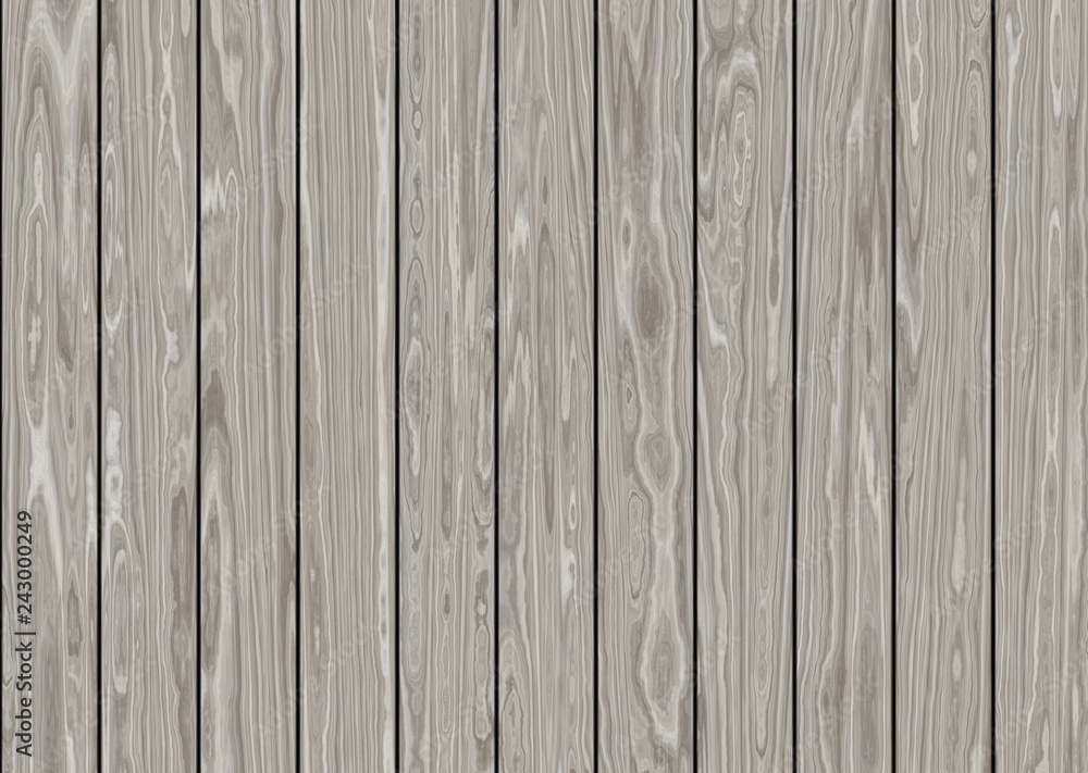 Fototapeta premium grey wall planks background 3d illustration