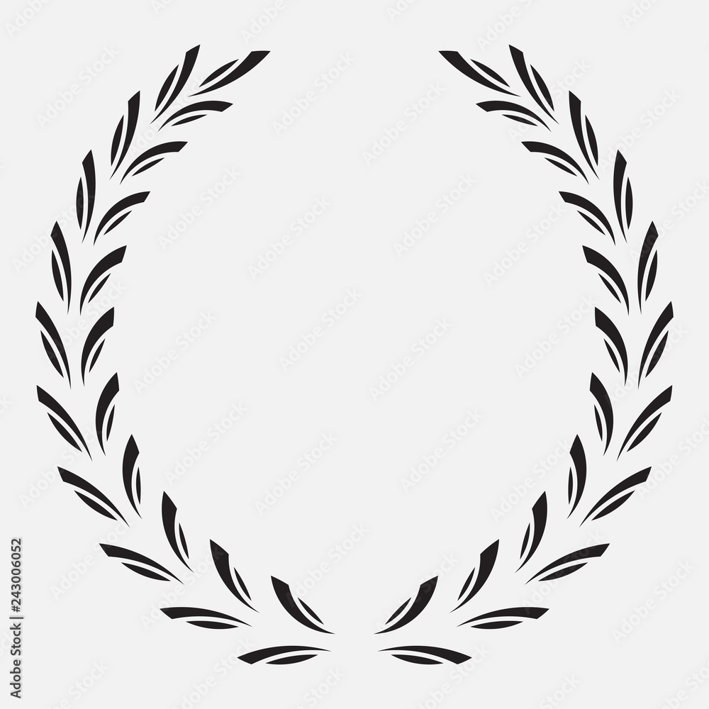 icon laurel wreath, spotrs design - vector icon laurel wreath, spotrs design - vector