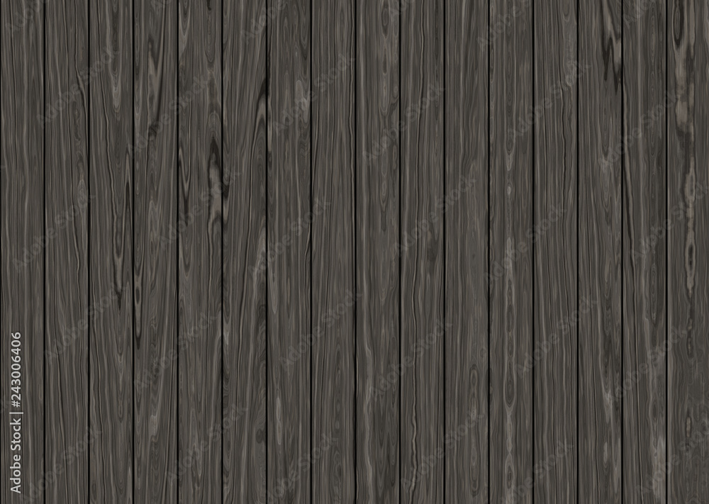 dark wood planks wallpaper 3d illustrtation