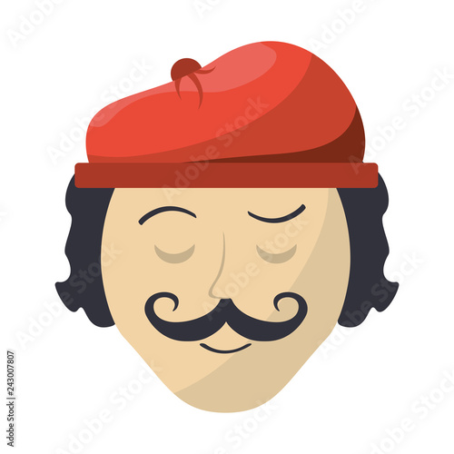 frenchman character cartoon
