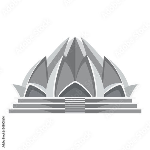 Lotus temple architecture