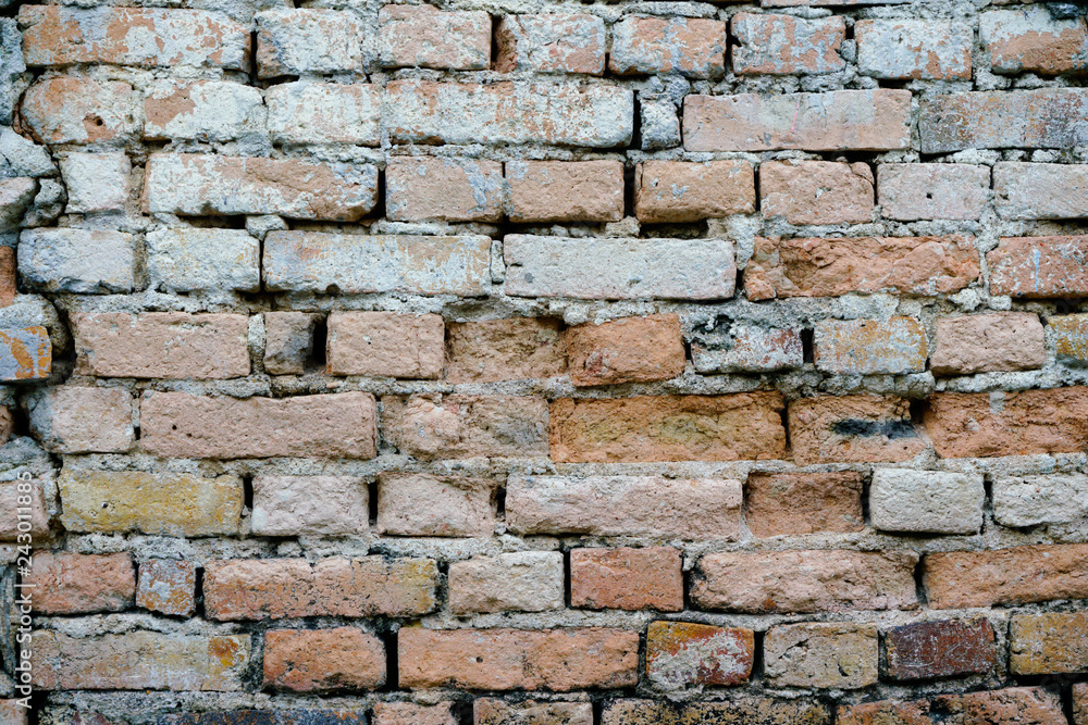 Old & crack brick background wallpaper Old & crack brick background wallpaper