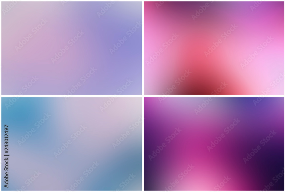 Set of abstract soft gradients brackground