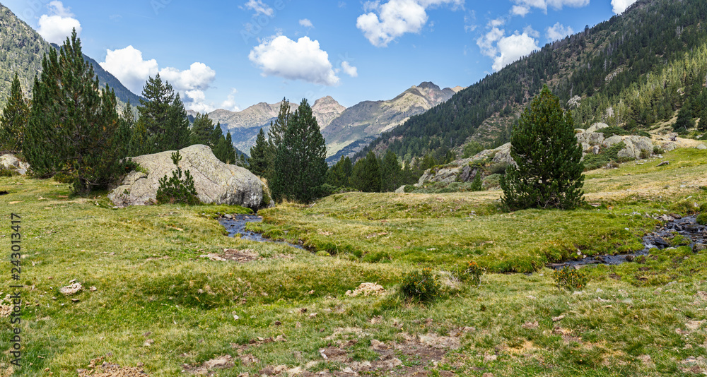 Naklejka premium Panorama Pirenejów