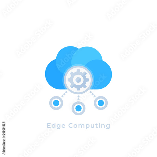 Edge Computing vector icon
