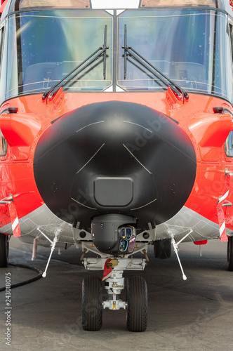 Fotografie close-up of an emergency rescue helicopter