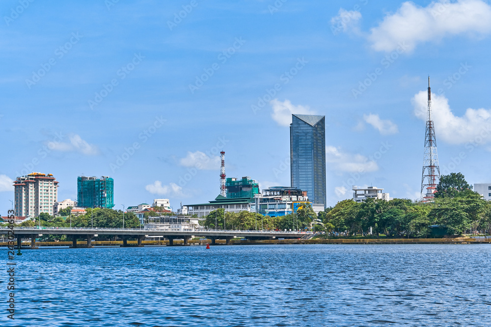 Hue city view from Perfume river, Vietnam