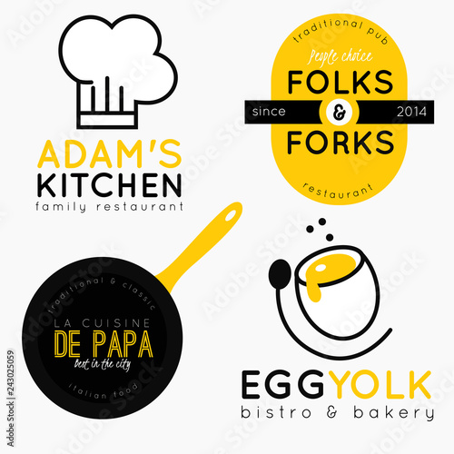 Restaurant logo collection