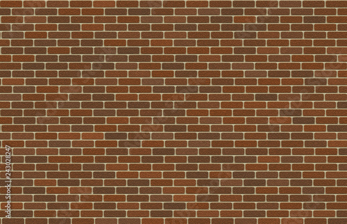 stone brick wall 3d illustration 40x29cm 300dpi