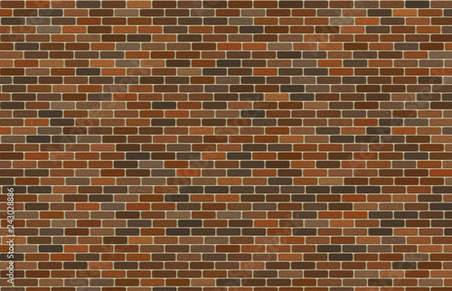 brick wall 3d illustration 40x29cm 300dpi