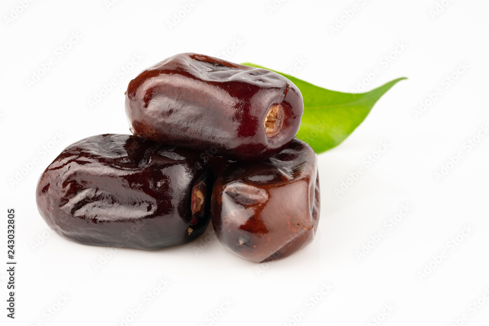 ripe date on white background ripe date on white background